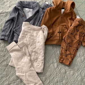 Lot 3 winter outfits 12 months